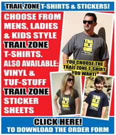 TRAILZONE T-shirts and Stickers - Click to download Order Form